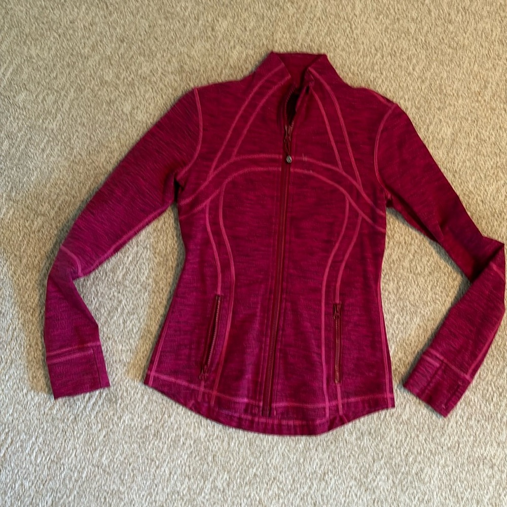 Lululemon ‘Define Jacket’ Multi-Tone Pink